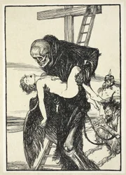 Wreder dan de dood, illustratie uit The Kaiser